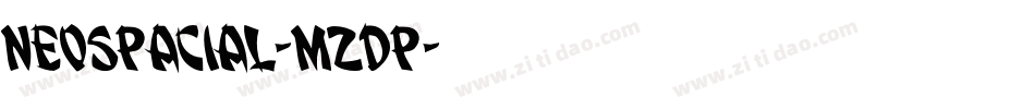 Neospacial-MZdp字体转换