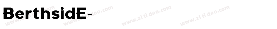 BerthsidE字体转换