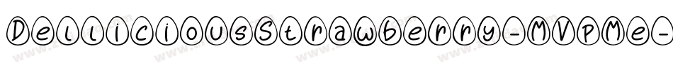 DelliciousStrawberry-MVpMe字体转换