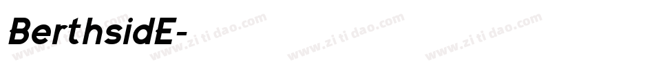 BerthsidE字体转换