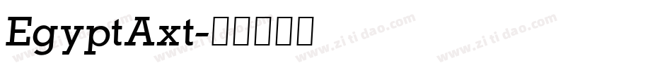 EgyptAxt字体转换