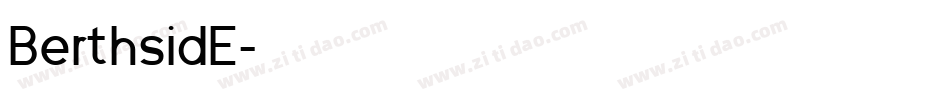 BerthsidE字体转换