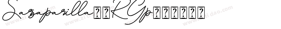 Sarsaparilla-4RGp字体转换