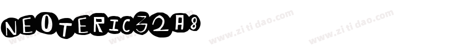 Neoteric-32A8字体转换
