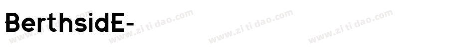 BerthsidE字体转换