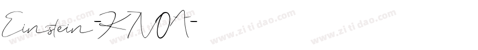 Einstein-K7V0A字体转换