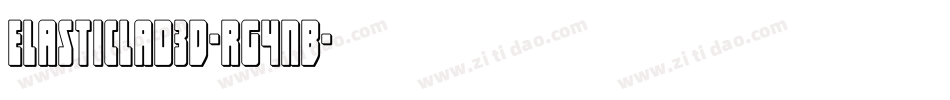 ElasticLad3D-rg4nB字体转换