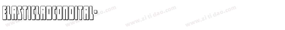 elasticladcondital字体转换