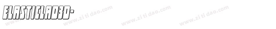 elasticlad3d字体转换