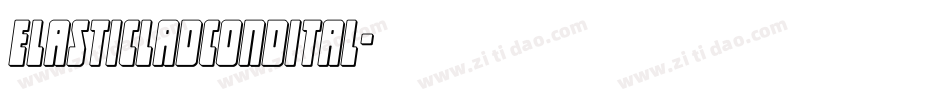 elasticladcondital字体转换