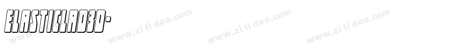elasticlad3d字体转换