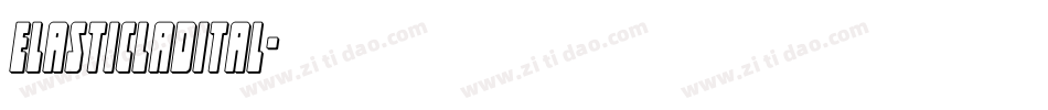 elasticladital字体转换