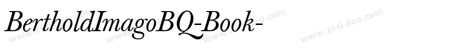 BertholdImagoBQ-Book字体转换