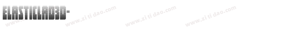 elasticlad3d字体转换