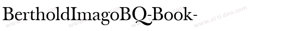 BertholdImagoBQ-Book字体转换