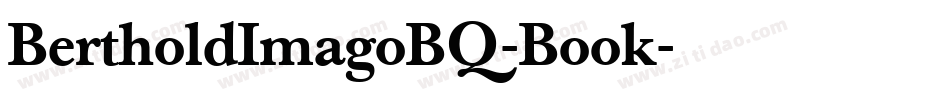 BertholdImagoBQ-Book字体转换