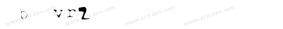 04B25-VrZ字体转换
