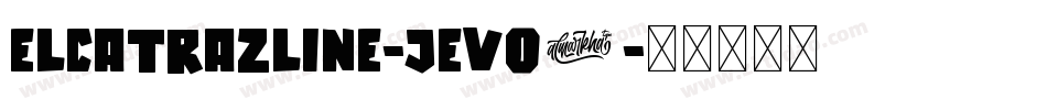 ElcatrazLine-jEV07字体转换