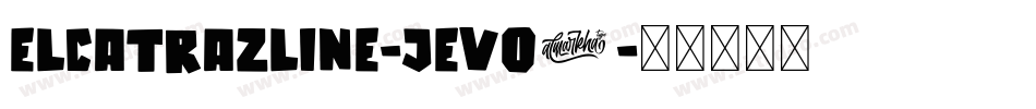 ElcatrazLine-jEV07字体转换