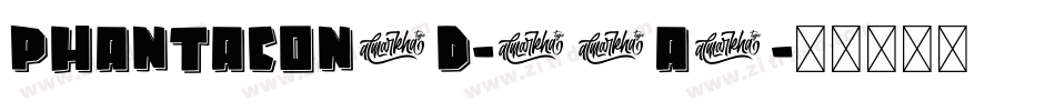 Phantacon3D-40a4字体转换
