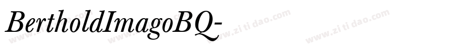 BertholdImagoBQ字体转换