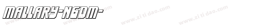 Mallary-n6DM字体转换