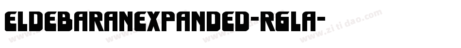 EldebaranExpanded-R6LA字体转换