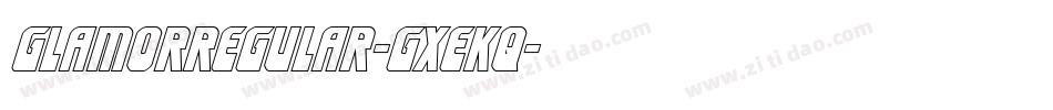 GlamorRegular-gxEKq字体转换 GlamorRegular-gxEKq字体转换