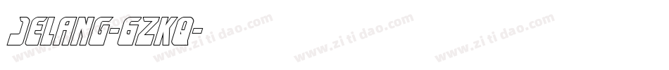 Jelang-6zKq字体转换 Jelang-6zKq字体转换