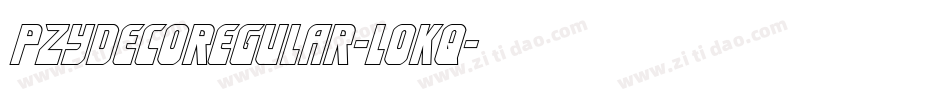 PzydecoRegular-l0Kq字体转换