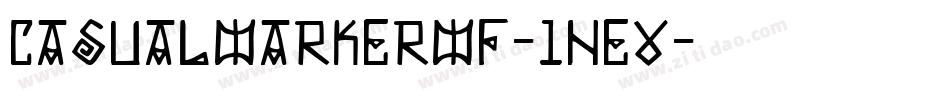 Casualmarkermf-1nEv字体转换