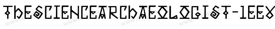 TheScienceArchaeologist-1EEv字体转换 TheScienceArchaeologist-1EEv字体转换