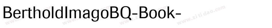 BertholdImagoBQ-Book字体转换