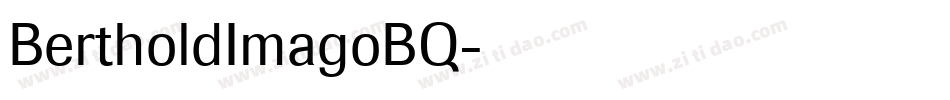 BertholdImagoBQ字体转换