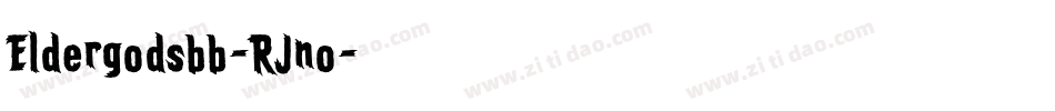 Eldergodsbb-RJno字体转换