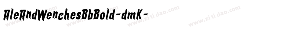 AleAndWenchesBbBold-dmK字体转换