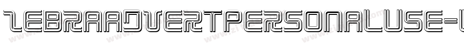 ZebraAdvertPersonalUse-L6rZ字体转换