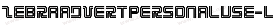 ZebraAdvertPersonalUse-L6rZ字体转换