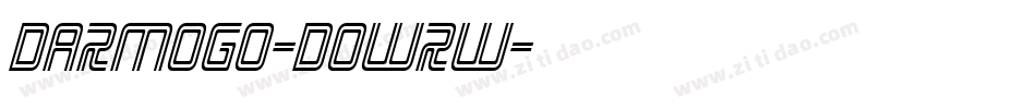 Darmogo-DOWrW字体转换