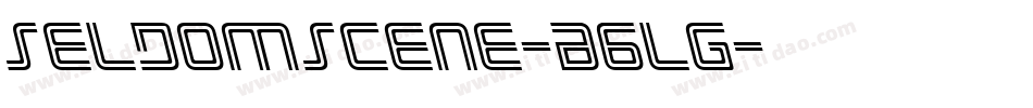 SeldomScene-B6lG字体转换