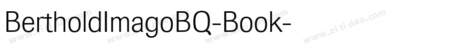 BertholdImagoBQ-Book字体转换