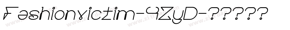 Fashionvictim-4ZyD字体转换