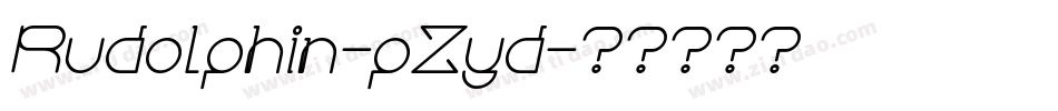 Rudolphin-pZyd字体转换