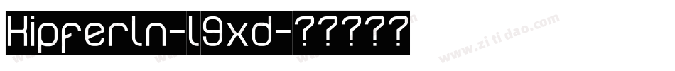 Kipferln-l9xd字体转换