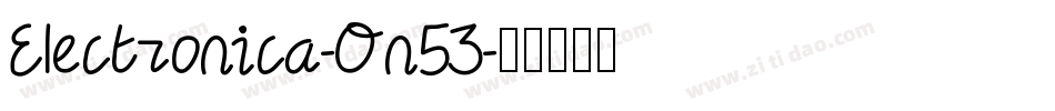 Electronica-On53字体转换
