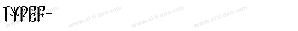 TYPEF字体转换