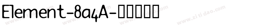Element-8a4A字体转换