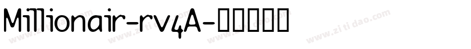 Millionair-rv4A字体转换