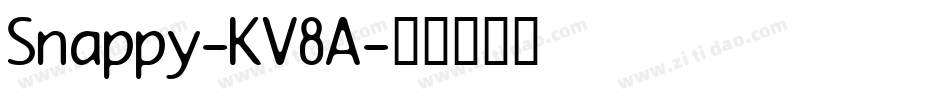 Snappy-KV8A字体转换 Snappy-KV8A字体转换