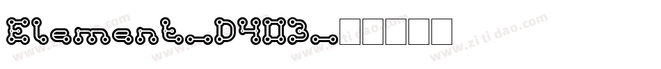 Element-D4O3字体转换